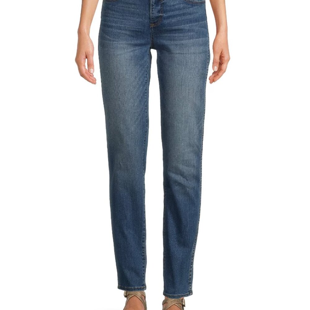 Kut from the Kloth Dark Wash High Waist Straight Denim Jeans | Size 12